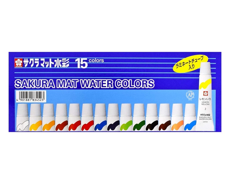 楽天市場】【メール便適用商品】【サクラクレパス】水彩絵具 マット