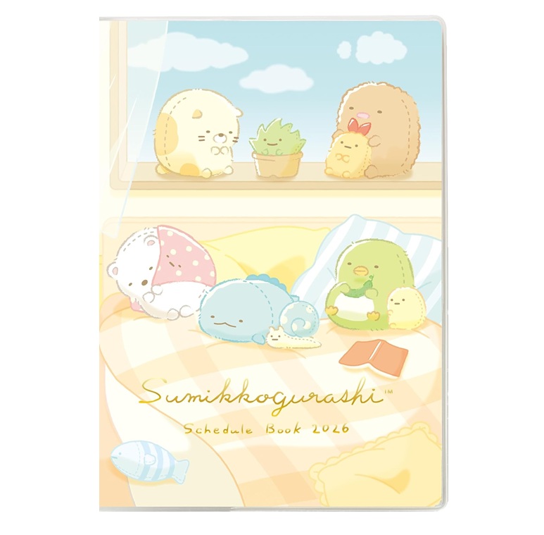楽天市場】すみっコぐらし 手帳 2026年スケジュール帳 2025年10月