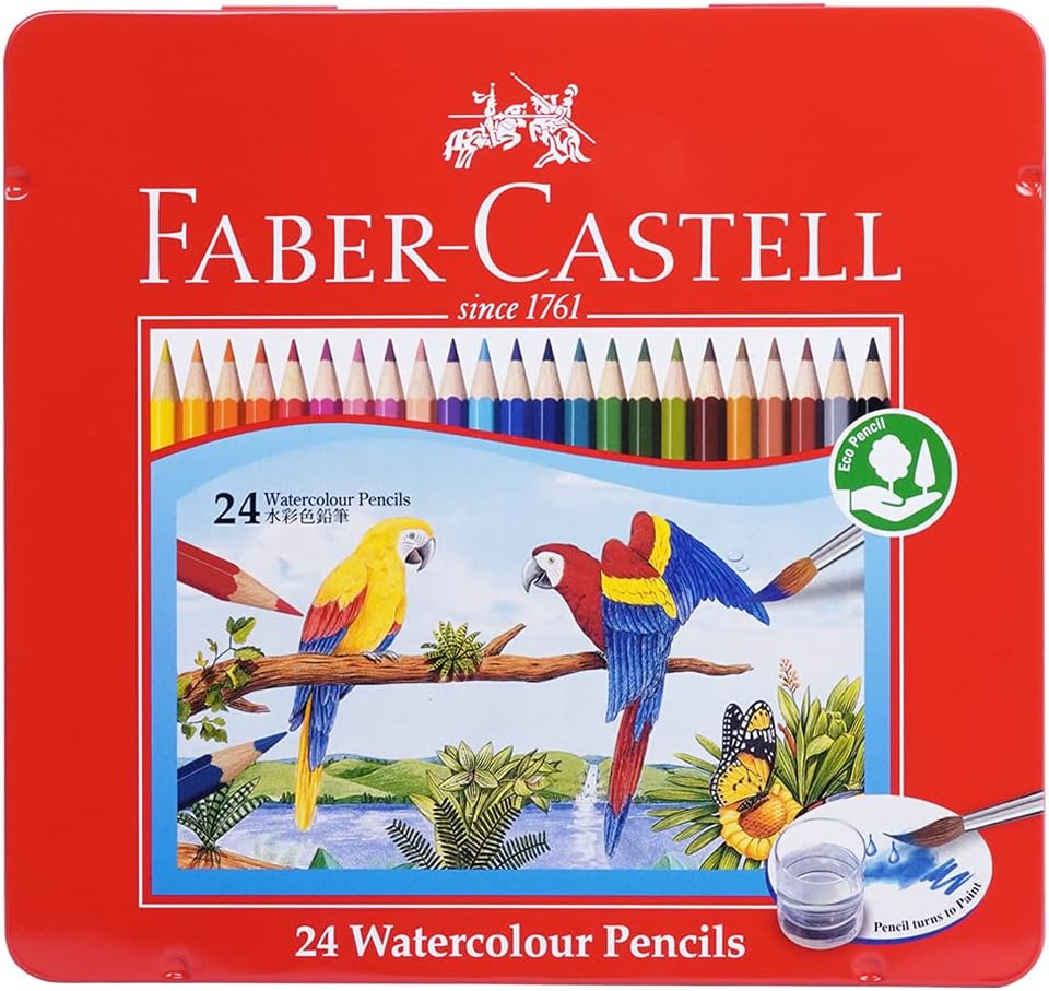 楽天市場】【大人の塗り絵】ファーバーカステル水彩色鉛筆 24色セット