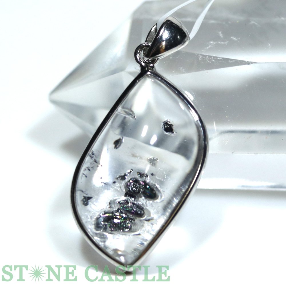 ★百貨店大売り出し★☆一点物☆【シャンデリヤ】ヒマラヤ産ブラックガーデンエレスチャル (5A) No.03【力強さ石ころ 天然石 付属物 レディース メンズ】