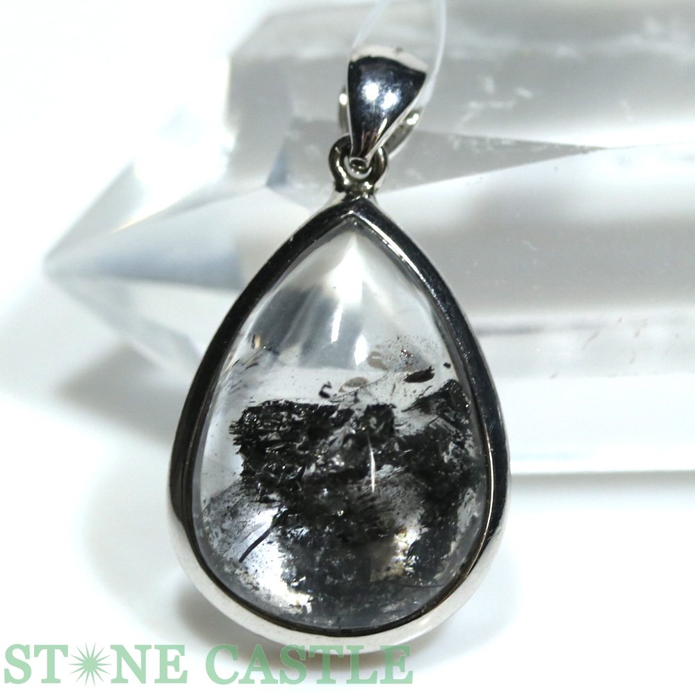 ★百貨店大売り出し★☆一点物☆【シャンデリヤ】ヒマラヤ産ブラックガーデンエレスチャル (5A) No.05【力強さ石ころ 天然石 付属物 レディース メンズ】