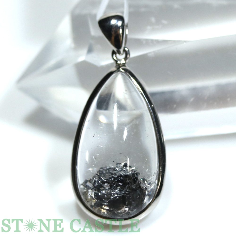 ★百貨店大売り出し★☆一点物☆【シャンデリヤ】ヒマラヤ産ブラックガーデンエレスチャル (5A) No.06【力強さ石ころ 天然石 付属物 レディース メンズ】