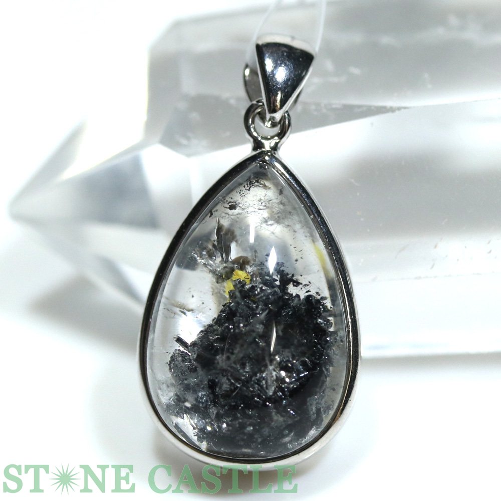 ★百貨店大売り出し★☆一点物☆【シャンデリヤ】ヒマラヤ産ブラックガーデンエレスチャル (5A) No.07【力強さ石ころ 天然石 付属物 レディース メンズ】
