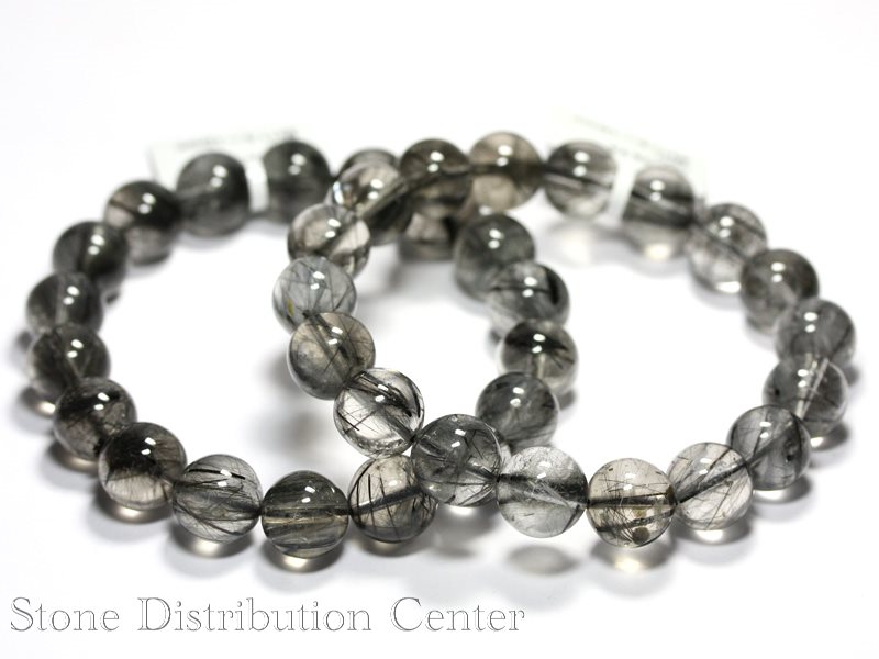 楽天市場】☆高品質☆【ブレスレット】花火ブラックルチルクォーツ (約