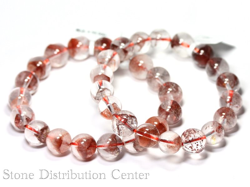 ☆高品質☆【ブレスレット】レッドファントムクォーツ(3A)(約12~12.5mm)(ケース付)※メール便不可※?【05P04Jan15】