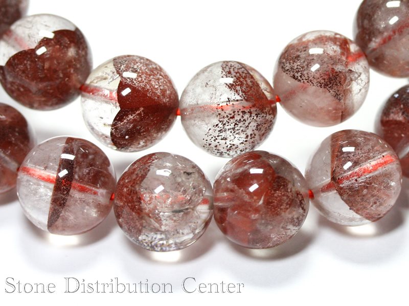 ☆高品質☆【ブレスレット】レッドファントムクォーツ(3A)(約12~12.5mm)(ケース付)※メール便不可※?【05P04Jan15】