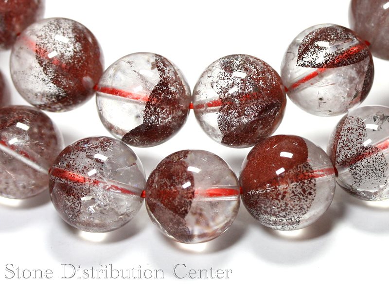 ☆高品質☆【ブレスレット】レッドファントムクォーツ(3A)(約12~12.5mm)(ケース付)※メール便不可※?【05P04Jan15】
