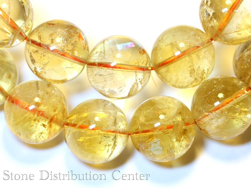 ☆高品質☆【ブレスレット】天然シトリンアイリスクォーツ(3A)(約14.5~15mm)※メール便不可※【パワーストーン天然石アクセサリーレディースメンズ】