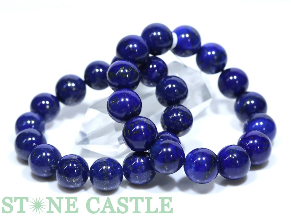☆高品質☆【ブレスレット】ラピスラズリ (6A) (約16～16.5mm) (ケース付)【パワーストーン 天然石 アクセサリー レディース メンズ】 56,100円