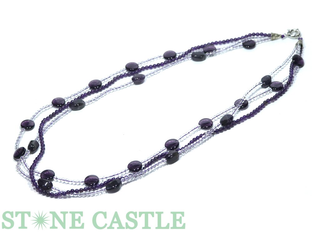 【ネックレス】オリジナルデザインネックレス No.8 アメジスト【パワーストーン 天然石 アクセサリー レディース メンズ】 9,125円