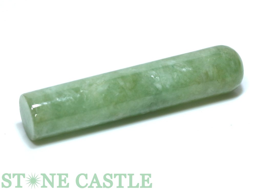 ☆一点物☆【開運＆風水アイテム】本翡翠 印鑑 No.03 約14x63mm 手彫り彫刻代金込み【パワーストーン 天然石 アクセサリー レディース メンズ】｜パワーストーン 石流通センター