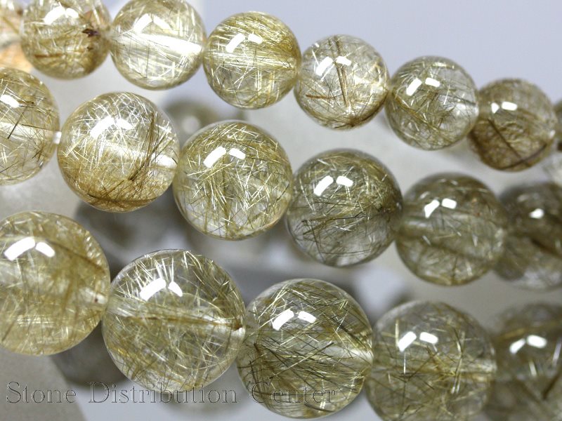 ☆高品質☆【ブレスレット】シルバールチルクォーツ(3A)(約9~9.5mm)※DM便・ネコポス不可※【パワーストーン天然石アクセサリーレディースメンズ】