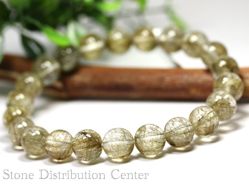 ☆高品質☆【ブレスレット】シルバールチルクォーツ(3A)(約9~9.5mm)※DM便・ネコポス不可※【パワーストーン天然石アクセサリーレディースメンズ】