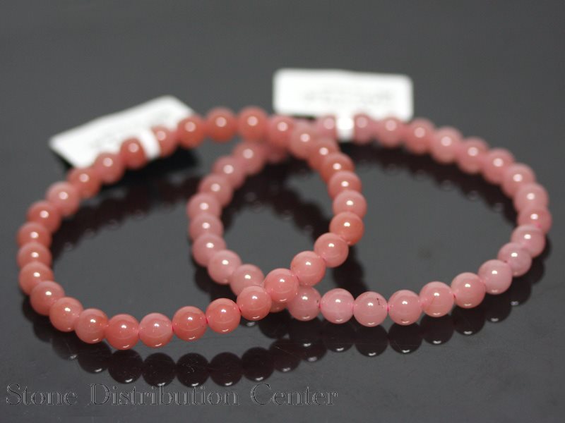 ☆高品質☆【ブレスレット】グァバピンククォーツ (3A) (約6～6.5mm)(鑑別済)※DM便・ネコポス不可※【パワーストーン 天然石 アクセサリー レディース メンズ】