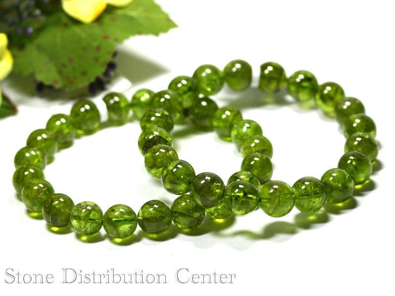 楽天市場】☆高品質☆【ブレスレット】ペリドット (5A) (約9.5～10mm