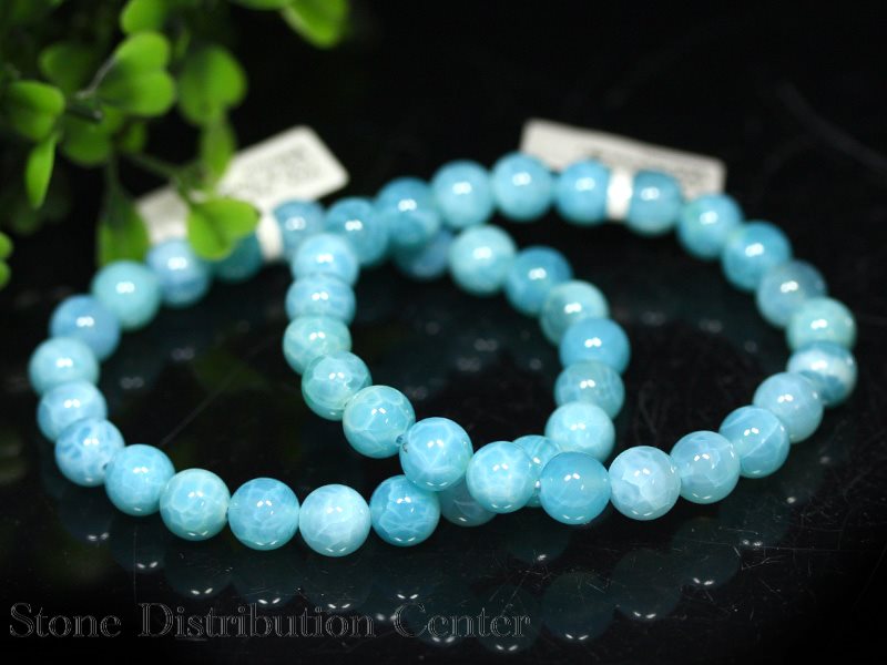 高品質 ラリマー ブレスレット 高品質++]ラリマーブレスレット（約13.5mm玉） - 埼玉県吉川市の天然石