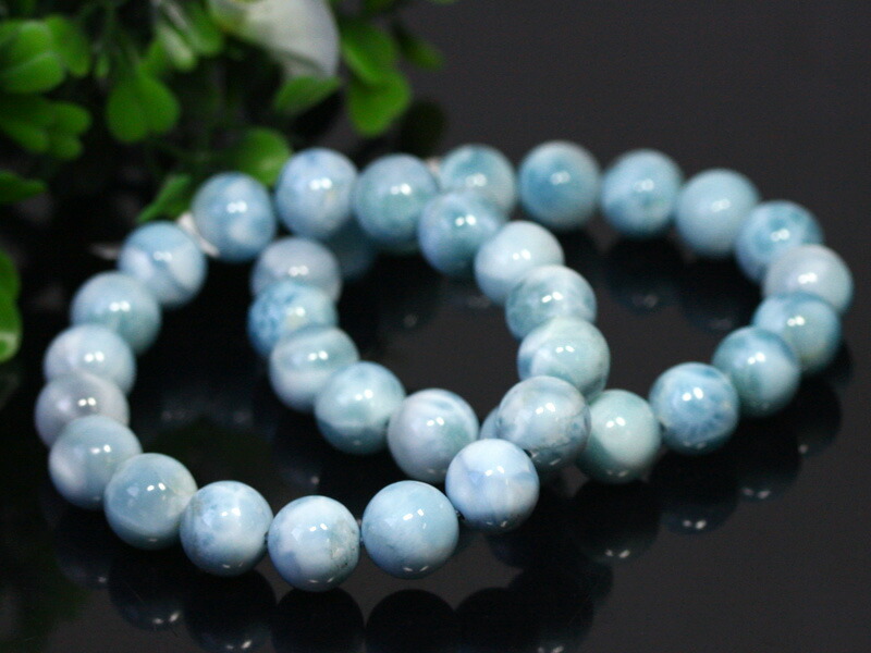 ☆高品質☆【ブレスレット】ラリマー (5A) (約11.5~12mm) (ケース付)※DM便・ネコポス不可※【パワーストーン 天然石 アクセサリー レディース メンズ】