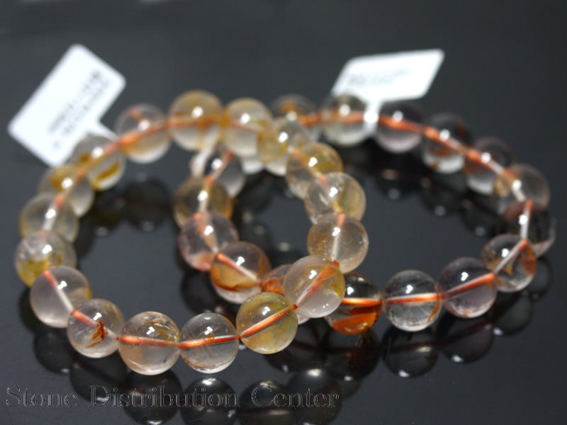 ☆高品質☆【ブレスレット】ライモナイトインクォーツ (約12～12.5mm) (鑑別済)※DM便・ネコポス不可※【パワーストーン 天然石 アクセサリー レディース メンズ】 16,875円