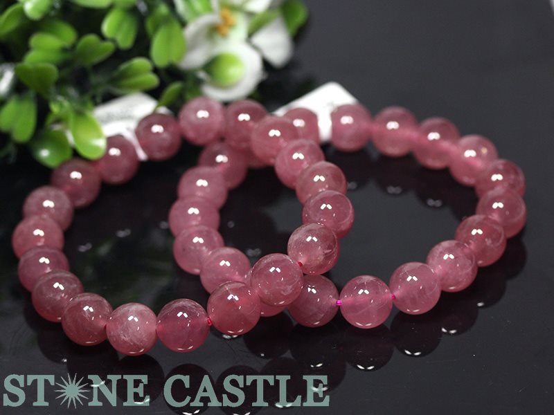 ☆高品質☆【ブレスレット】ディープスターローズクォーツ (6A) (約11～11.5mm) (ケース付) 【パワーストーン 天然石 アクセサリー レディース メンズ】