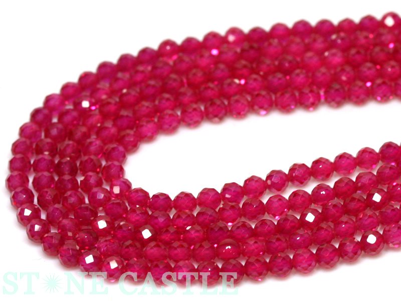 楽天市場】ルビー 約2.5〜3.5mm 天然石 ビーズ ボタンカット
