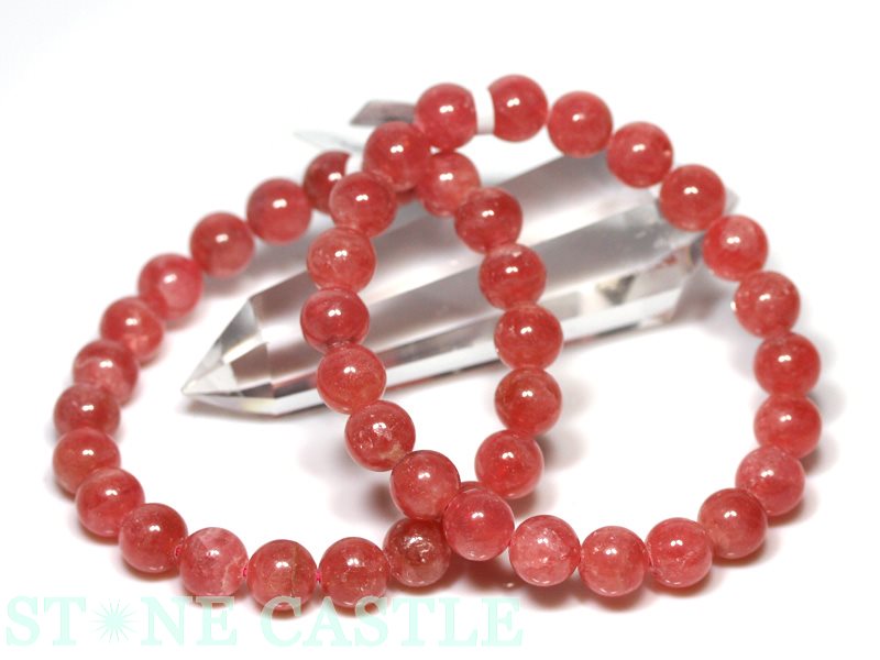 ☆高品質☆【ブレスレット】インカローズ (4A) (約8.5～9mm) (ケース付) 【パワーストーン 天然石 アクセサリー レディース メンズ】