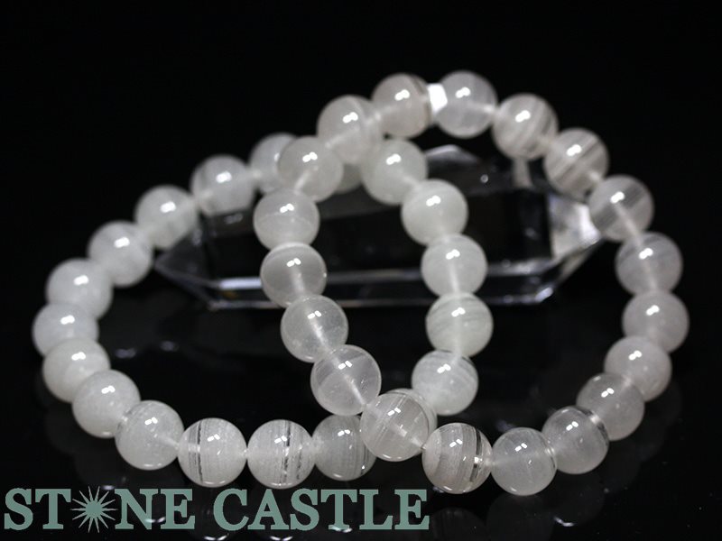 ☆高品質☆【ブレスレット】ホワイトファントムクォーツ (3A) (約11~11.5mm) 【パワーストーン 天然石 アクセサリー レディース メンズ】|パワーストーン 石流通センター
