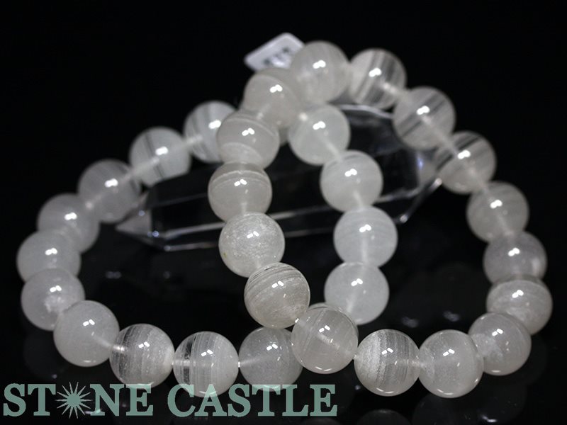 ☆高品質☆【ブレスレット】ホワイトファントムクォーツ (3A) (約13.5～14mm) 【パワーストーン 天然石 アクセサリー レディース メンズ】