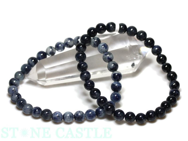 ☆高品質☆【ブレスレット】タンザニアサファイア (約6mm) 【パワーストーン 天然石 アクセサリー レディース メンズ】