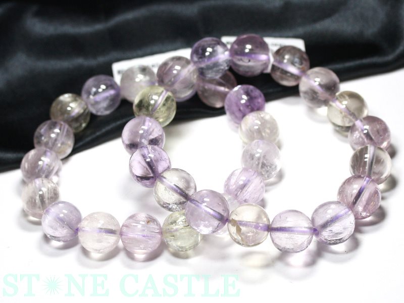 楽天市場】☆高品質☆【ブレスレット】クンツァイト (6A) (約12～12.5