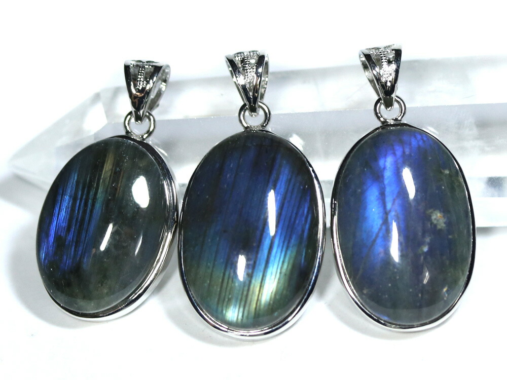 楽天市場】ブラックラブラドライト シルバー ペンダントトップ