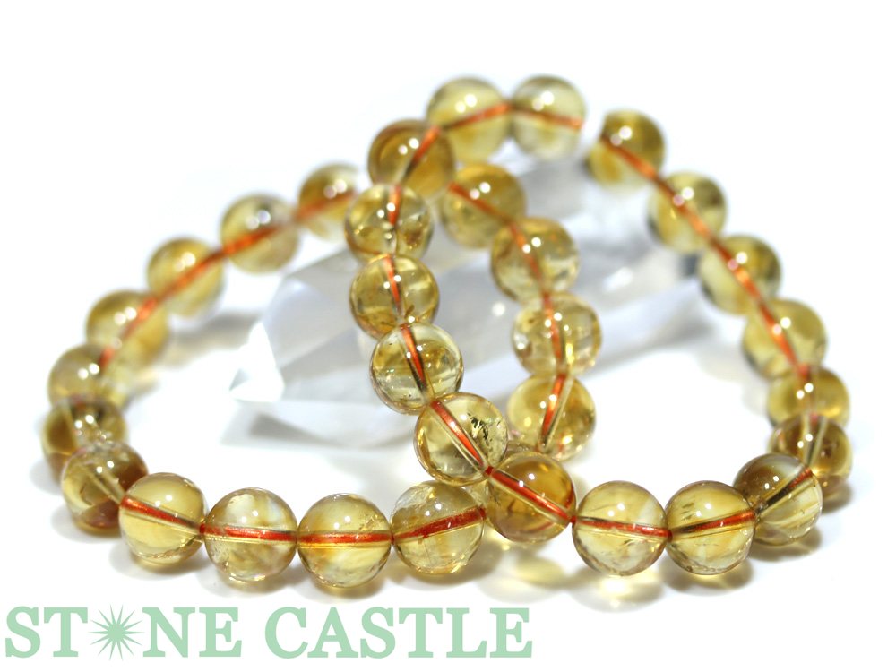 ☆高品質☆【ブレスレット】天然シトリンクォーツ (5A) (約12mm)【パワーストーン 天然石 アクセサリー レディース メンズ】