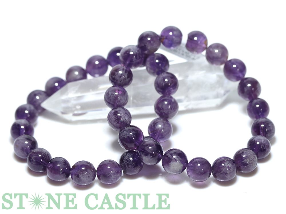 楽天市場】☆高品質☆【ブレスレット】エンジェルフェザーアメジスト