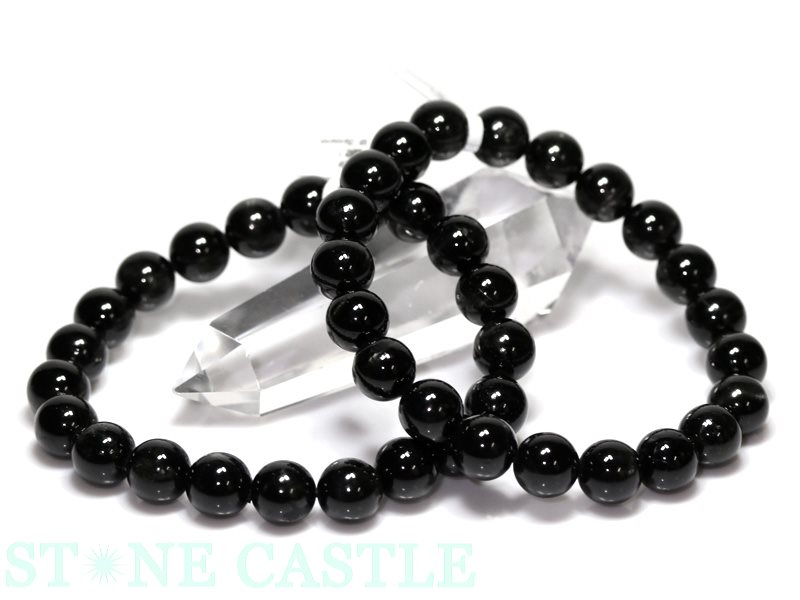 ☆高品質☆【ブレスレット】ブラックスター (最高級) (約8.5~9mm) 【パワーストーン 天然石 アクセサリー レディース メンズ】|パワーストーン 石流通センター