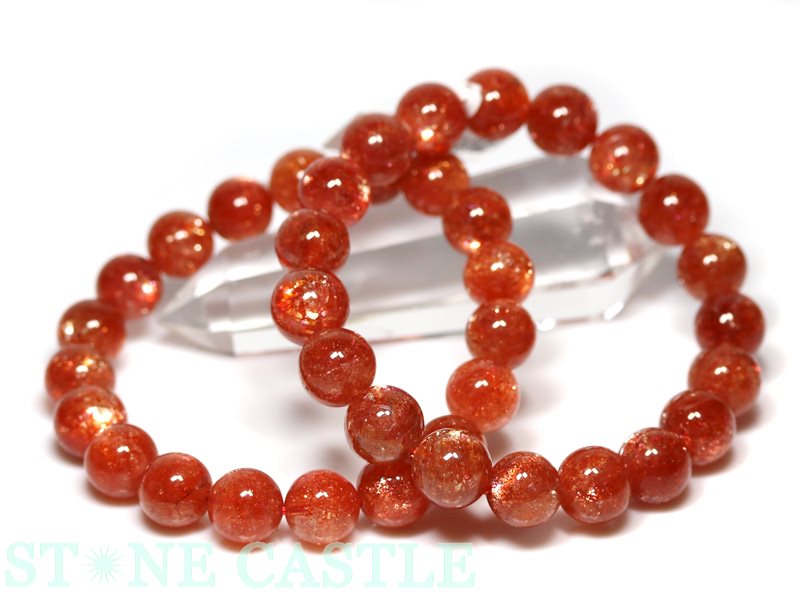高品質✿大玉❀美品✿天然石サンストーン約12.7㍉パワーストーン 楽天市場】☆高品質☆【ブレスレット】ストロベリーサンストーン