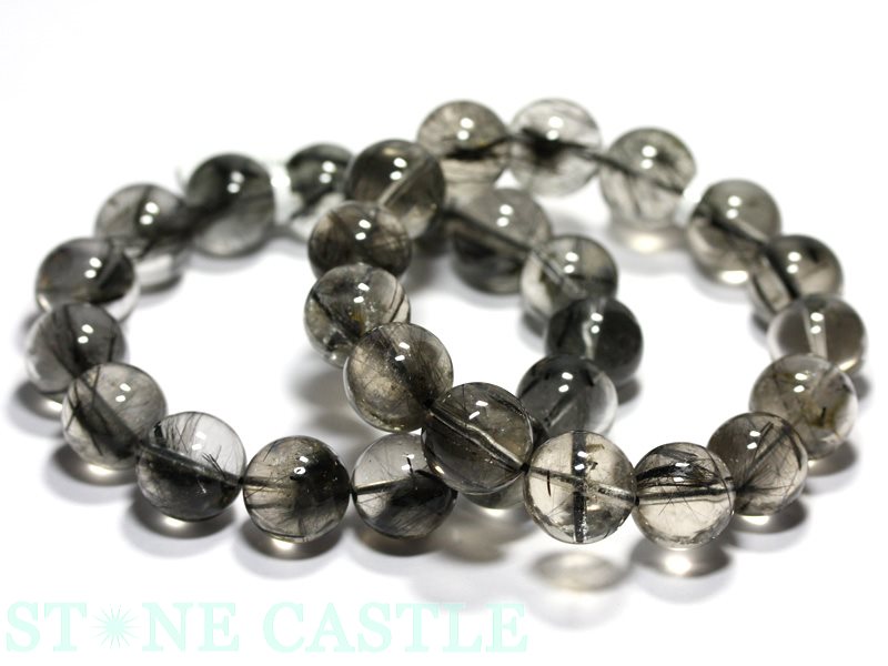 楽天市場】☆高品質☆【ブレスレット】花火ブラックルチルクォーツ (約