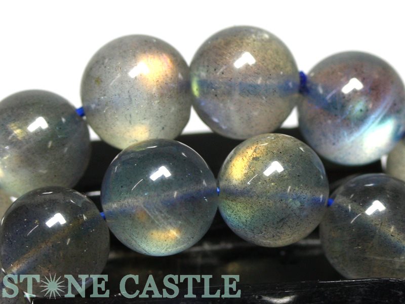 ☆高品質☆【ブレスレット】ピンクゴールドラブラドライト (約10～10.5mm) 【パワーストーン 天然石 アクセサリー レディース メンズ】
