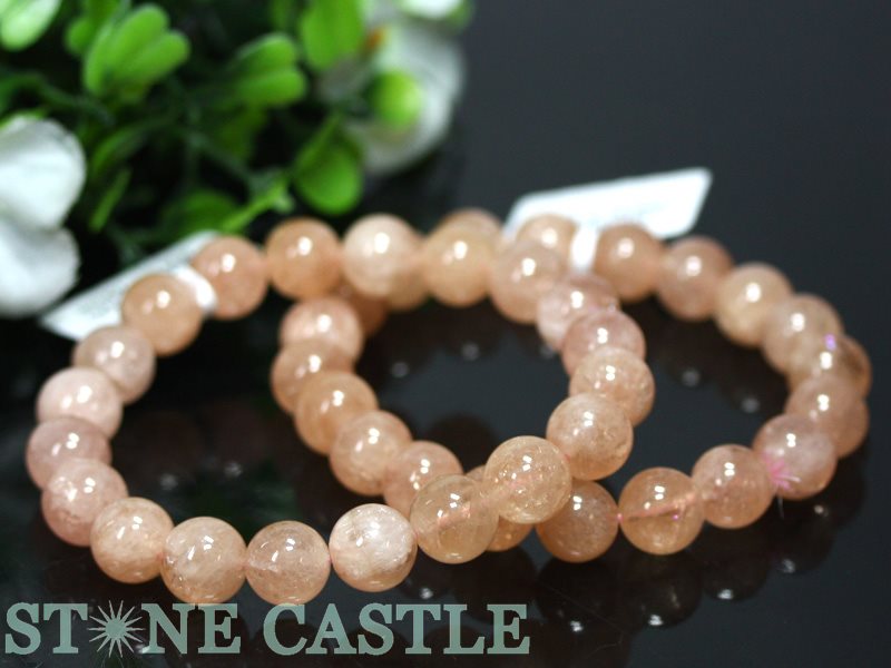☆高品質☆【ブレスレット】モルガナイト (3A) (約10～10.5mm) 【パワーストーン 天然石 アクセサリー レディース メンズ】