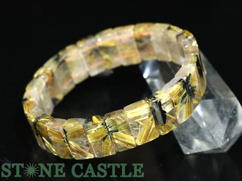 楽天市場】【一点物限定】タイチンルチルクォーツ バングル｜ルチル