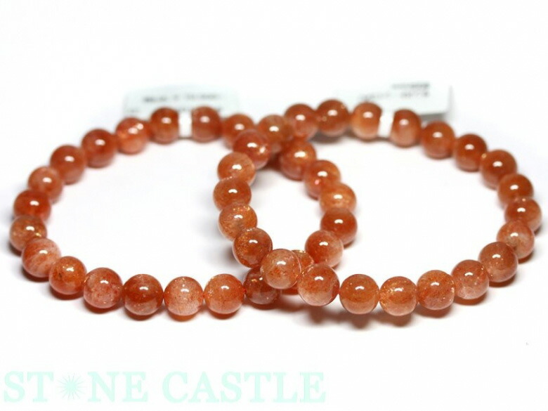 楽天市場】☆高品質☆【ブレスレット】サンストーン (5A) (約7～7.5mm