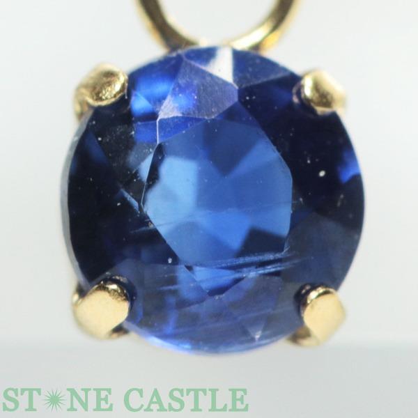 ★百貨店大売り出し★☆高品質☆【シャンデリヤ】カイヤナイト (ブリリアントカット) 丸型 (18K) #25 【力強さ石ころ 天然石 添え物 レディース メンズ】
