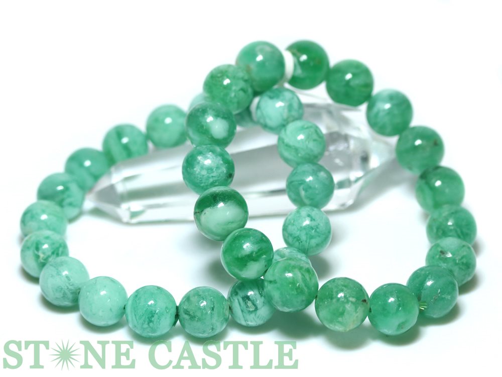 ☆高品質☆【ブレスレット】フローライトシリカ(5A)(マダガスカル産)(約12~12.5mm)(ケース付)【パワーストーン天然石アクセサリーレディースメンズ】