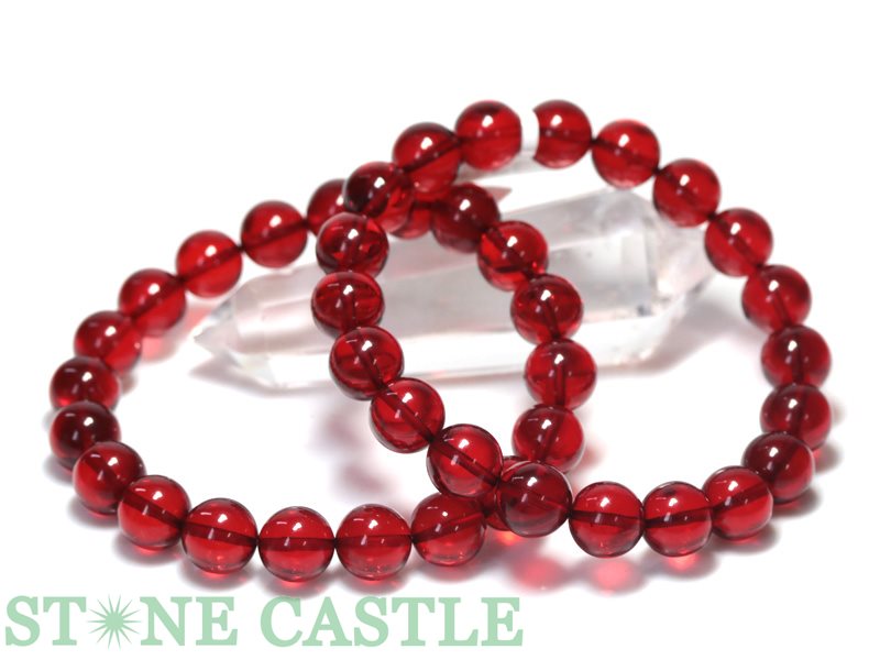 楽天市場】☆高品質☆【ブレスレット】ルビーレッドアンバー (琥珀