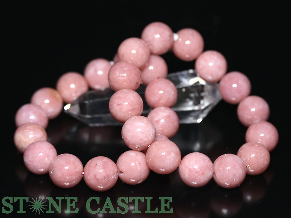 ☆高品質☆【ブレスレット】ピンクオパール (3A) (約15～15.5mm)【パワーストーン 天然石 アクセサリー レディース メンズ】