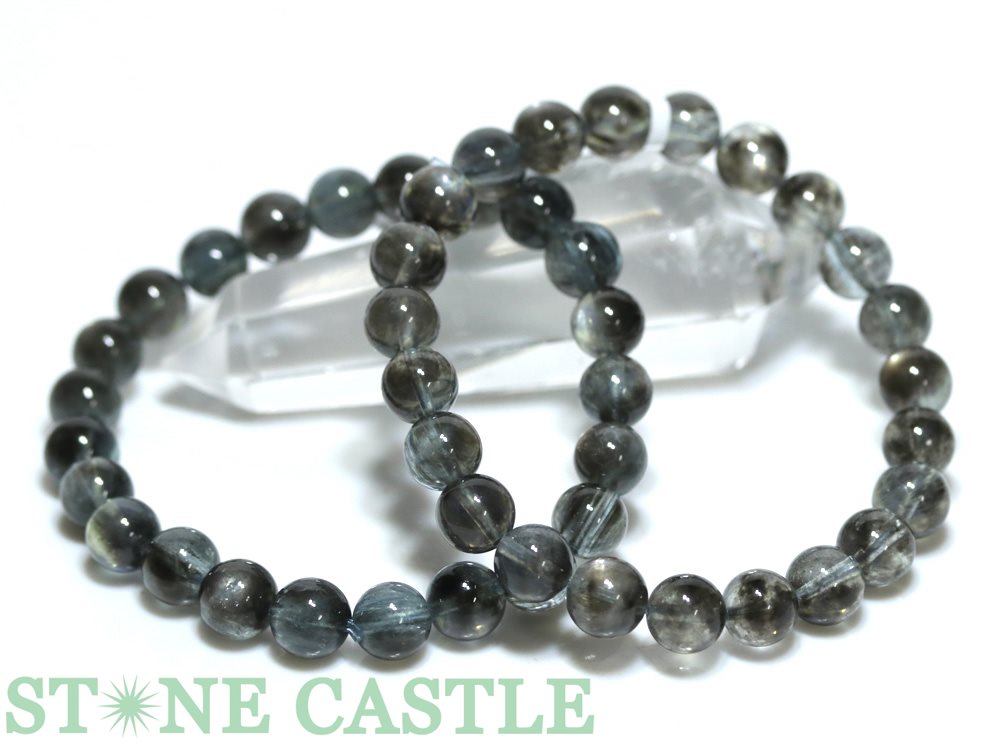 ☆高品質☆【ブレスレット】カラーチェンジアクアマリン キャッツアイ (約8.5～9mm)【パワーストーン 天然石 アクセサリー レディース メンズ】