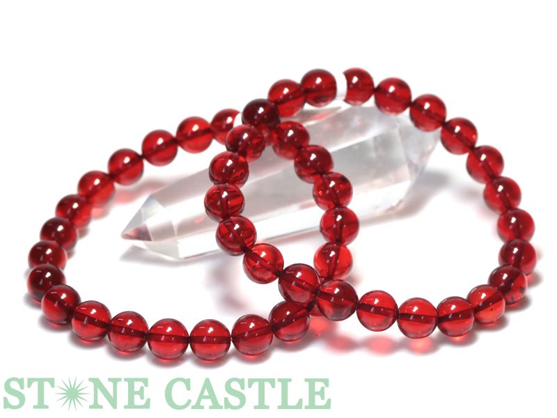 楽天市場】☆高品質☆【ブレスレット】ルビーレッドアンバー (琥珀