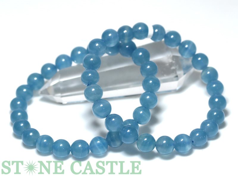 ブルーカルサイト　ブレスレット　天然石 ブルーカルサイトブレスレット 12mm｜マライカ公式通販