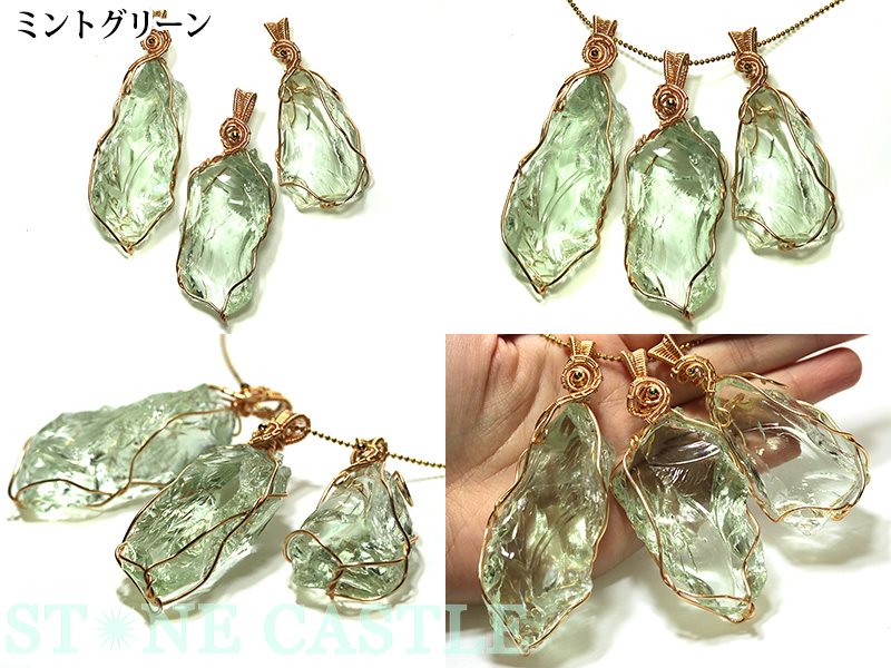 ☆高品質☆【ペンダント】アンダラクリスタル(アメリカ・シエラネバダ産)各色【パワーストーン天然石アクセサリーレディースメンズ】