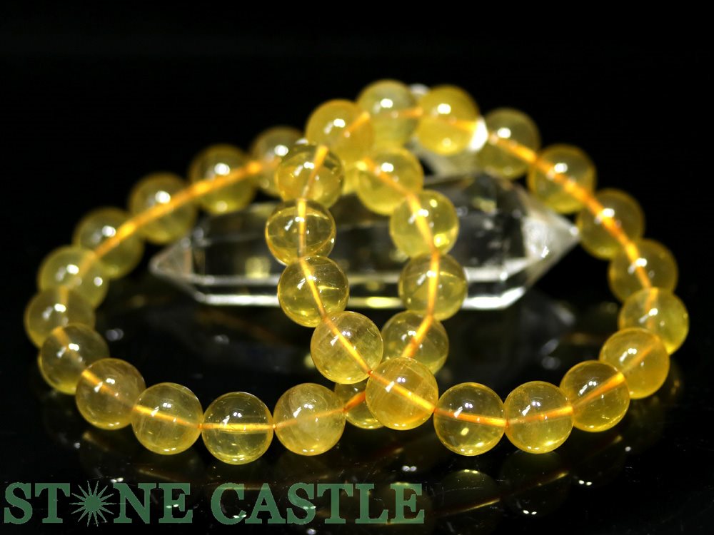 ☆高品質☆【ブレスレット】ゴールデンフローライト (2A) (約12～12.5mm)【パワーストーン 天然石 アクセサリー レディース メンズ】｜パワーストーン 石流通センター