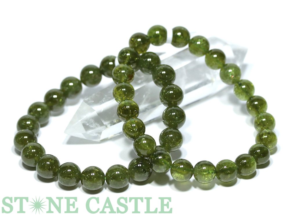 楽天市場】☆高品質☆【ブレスレット】グリーンガーネットイン