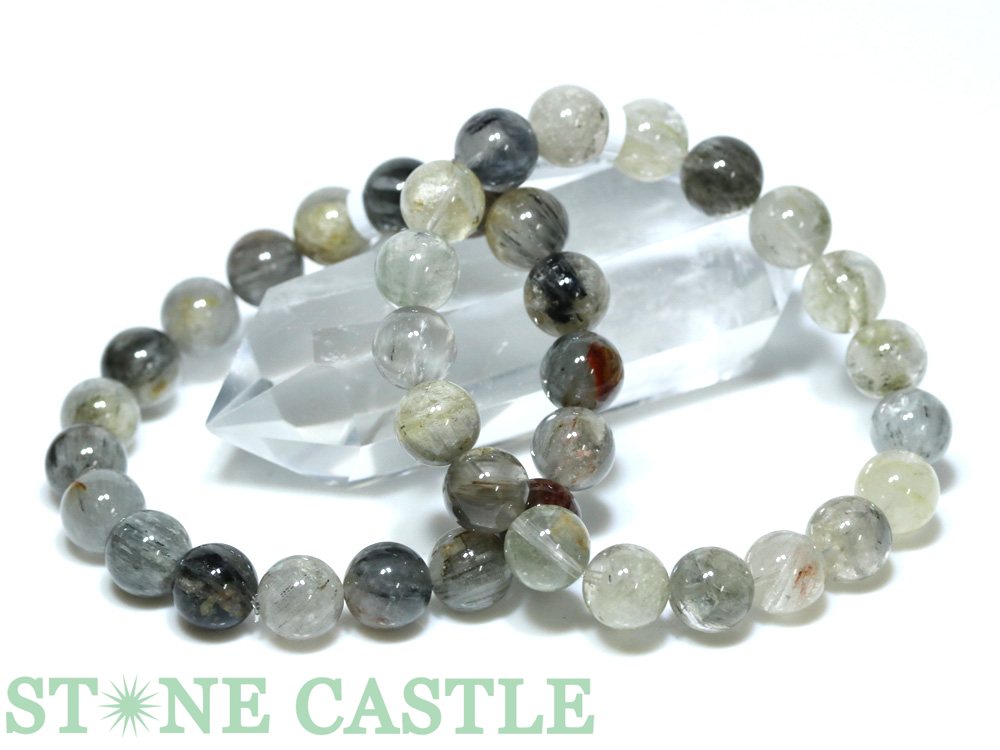 高品質 四季ガーデン ブレスレット 約12mm ① 石流通センター 高品質 ブレスレット ガーデンクォーツ(四季) (3A) (約